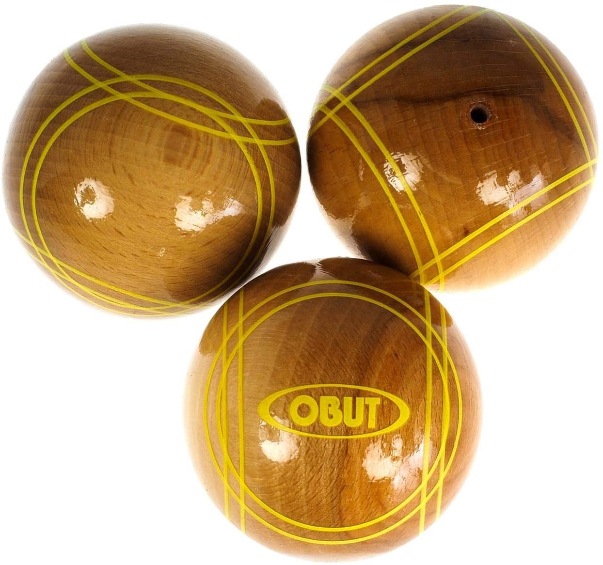 Jeu De Pétanque Enfant Relaxdays - 6 Boules Plastique + Cochonnet | Set Transportable Multicolore